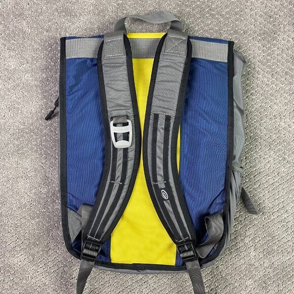 TImbuk2 Swig Urban Laptop Backpack Messenger Bag Shoulder Dust Blue Reso Yellow - Picture 5 of 11